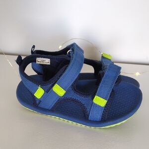 OshKosh B'gosh Blue and Green Sporty Sandals with Adjustable Straps